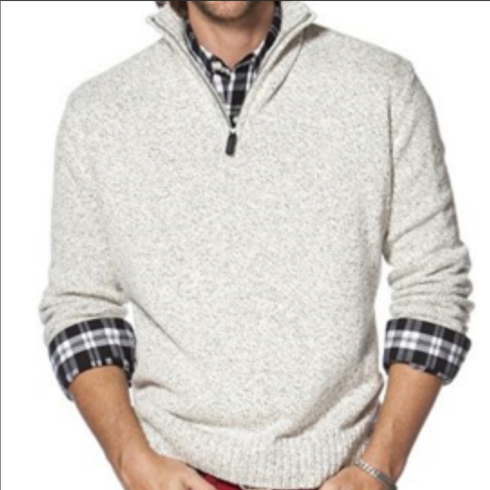 Cream thick cotton Mens Chaps sweater unisex